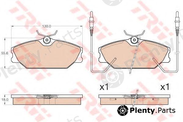  TRW part GDB2012 Brake Pad Set, disc brake