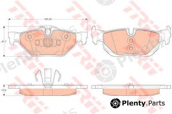  TRW part GDB2050 Brake Pad Set, disc brake