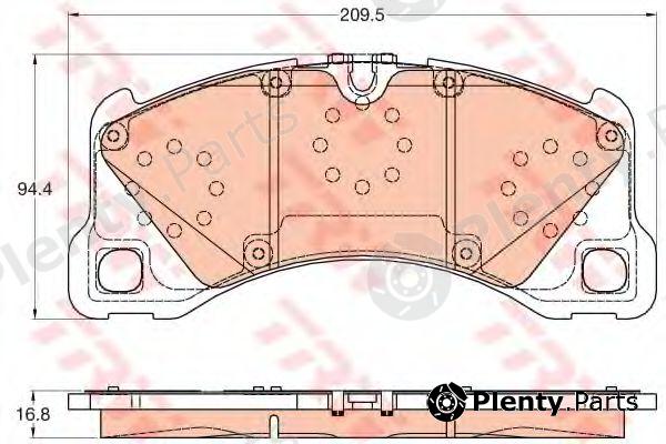  TRW part GDB2052 Brake Pad Set, disc brake