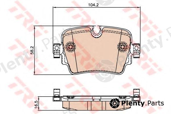  TRW part GDB2066 Brake Pad Set, disc brake