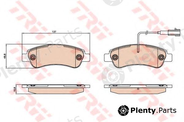  TRW part GDB2068 Brake Pad Set, disc brake