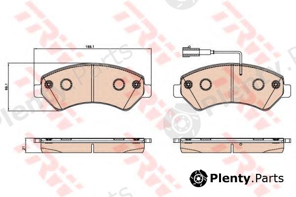  TRW part GDB2069 Brake Pad Set, disc brake