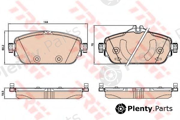  TRW part GDB2070 Brake Pad Set, disc brake