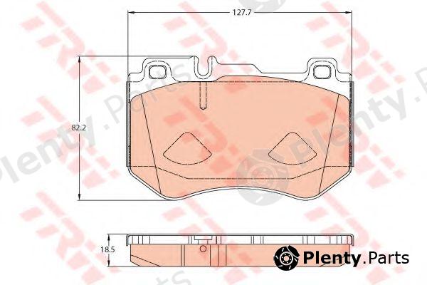  TRW part GDB2078 Brake Pad Set, disc brake