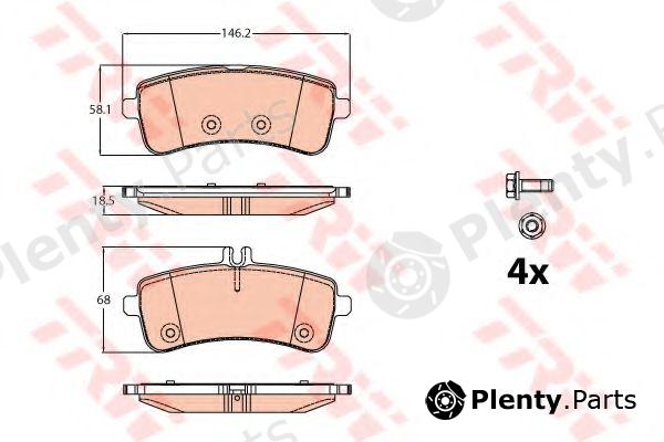  TRW part GDB2079 Brake Pad Set, disc brake