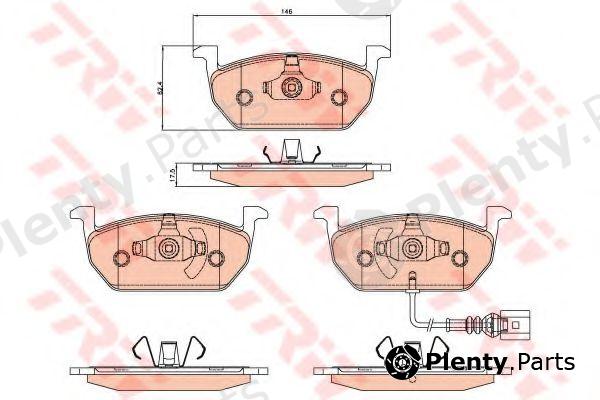  TRW part GDB2080 Brake Pad Set, disc brake