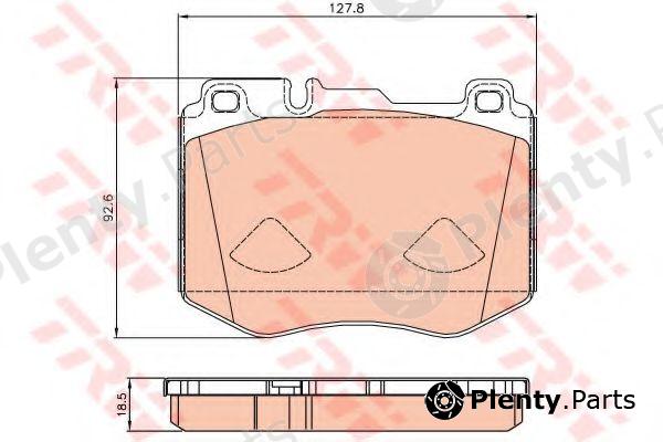  TRW part GDB2081 Brake Pad Set, disc brake