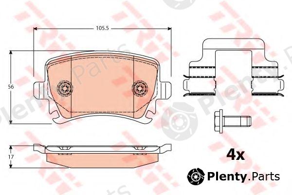 TRW part GDB2083 Brake Pad Set, disc brake