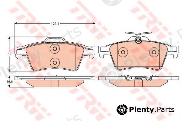  TRW part GDB2086 Brake Pad Set, disc brake