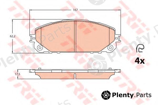  TRW part GDB2094 Brake Pad Set, disc brake