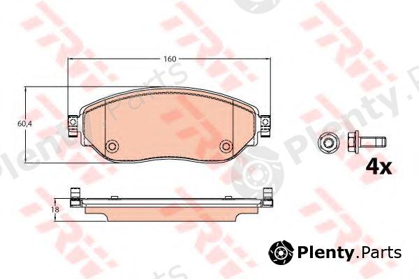  TRW part GDB2096 Brake Pad Set, disc brake