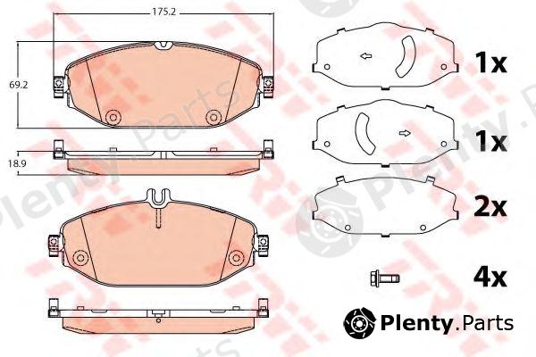  TRW part GDB2097 Brake Pad Set, disc brake