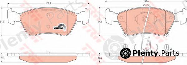  TRW part GDB3163 Brake Pad Set, disc brake