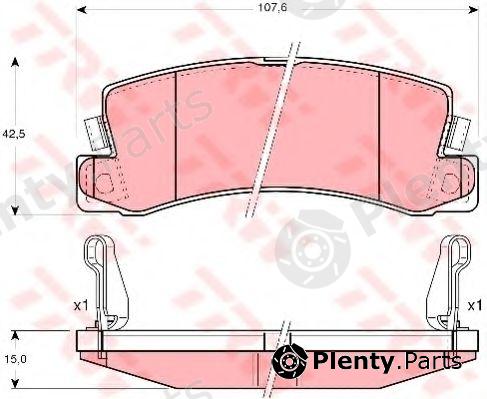  TRW part GDB3164 Brake Pad Set, disc brake