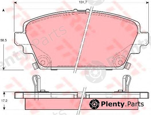  TRW part GDB3186 Brake Pad Set, disc brake