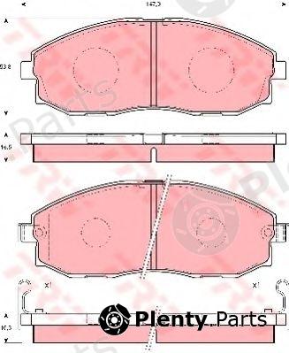  TRW part GDB3201 Brake Pad Set, disc brake