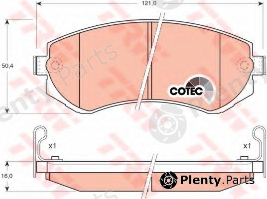  TRW part GDB3208 Brake Pad Set, disc brake