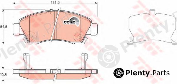  TRW part GDB3212 Brake Pad Set, disc brake