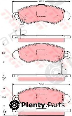  TRW part GDB3215 Brake Pad Set, disc brake