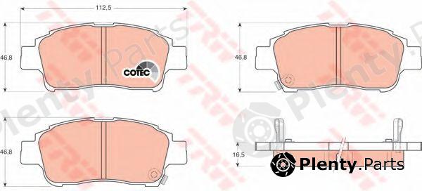  TRW part GDB3218 Brake Pad Set, disc brake