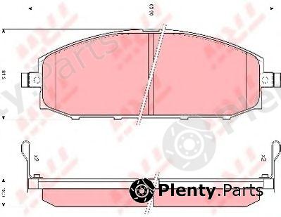  TRW part GDB3222 Brake Pad Set, disc brake