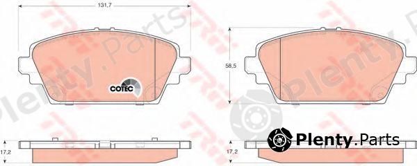  TRW part GDB3227 Brake Pad Set, disc brake