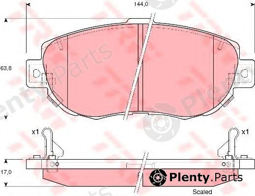  TRW part GDB3235 Brake Pad Set, disc brake