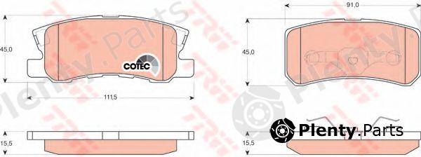  TRW part GDB3247 Brake Pad Set, disc brake