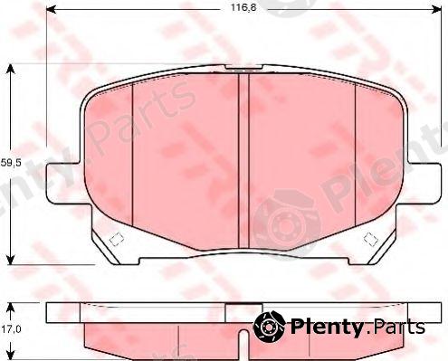  TRW part GDB3248 Brake Pad Set, disc brake