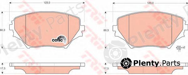  TRW part GDB3251 Brake Pad Set, disc brake