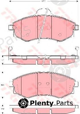  TRW part GDB3256 Brake Pad Set, disc brake