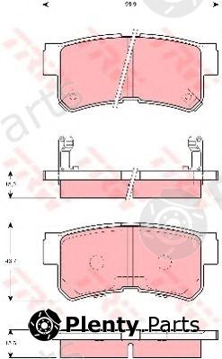  TRW part GDB3258 Brake Pad Set, disc brake
