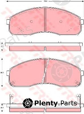  TRW part GDB3261 Brake Pad Set, disc brake