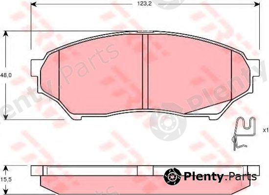  TRW part GDB3270 Brake Pad Set, disc brake
