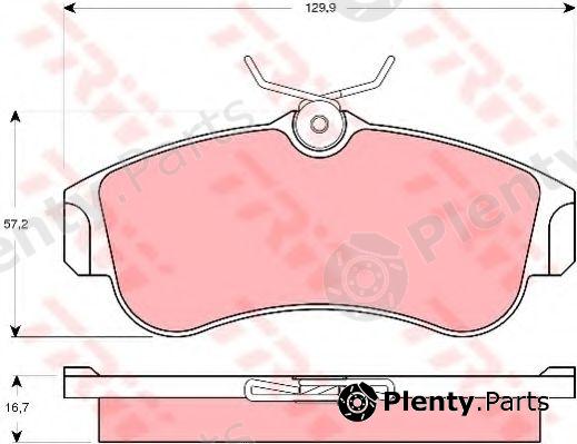  TRW part GDB3271 Brake Pad Set, disc brake
