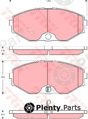  TRW part GDB3273 Brake Pad Set, disc brake