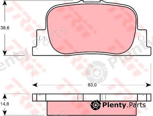  TRW part GDB3278 Brake Pad Set, disc brake