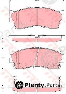  TRW part GDB3285 Brake Pad Set, disc brake