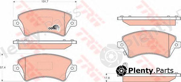  TRW part GDB3288 Brake Pad Set, disc brake