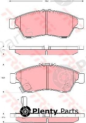  TRW part GDB3290 Brake Pad Set, disc brake