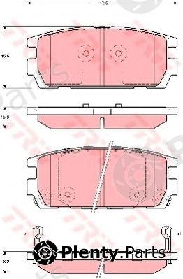  TRW part GDB3296 Brake Pad Set, disc brake