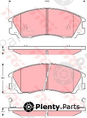  TRW part GDB3299 Brake Pad Set, disc brake