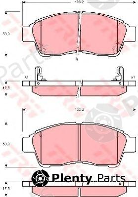  TRW part GDB3300 Brake Pad Set, disc brake