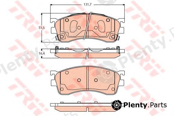  TRW part GDB3304 Brake Pad Set, disc brake