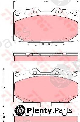  TRW part GDB3307 Brake Pad Set, disc brake