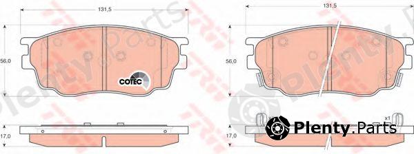  TRW part GDB3309 Brake Pad Set, disc brake