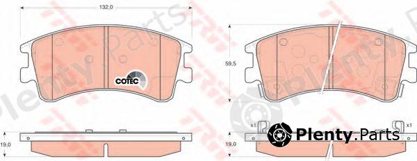  TRW part GDB3310 Brake Pad Set, disc brake