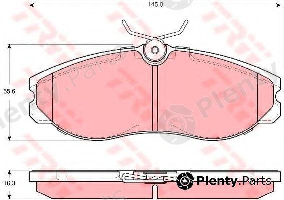  TRW part GDB3313 Brake Pad Set, disc brake