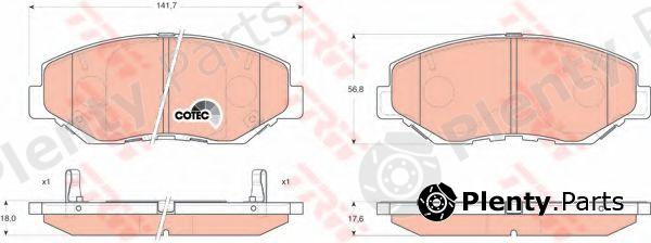  TRW part GDB3325 Brake Pad Set, disc brake