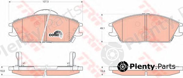  TRW part GDB3331 Brake Pad Set, disc brake